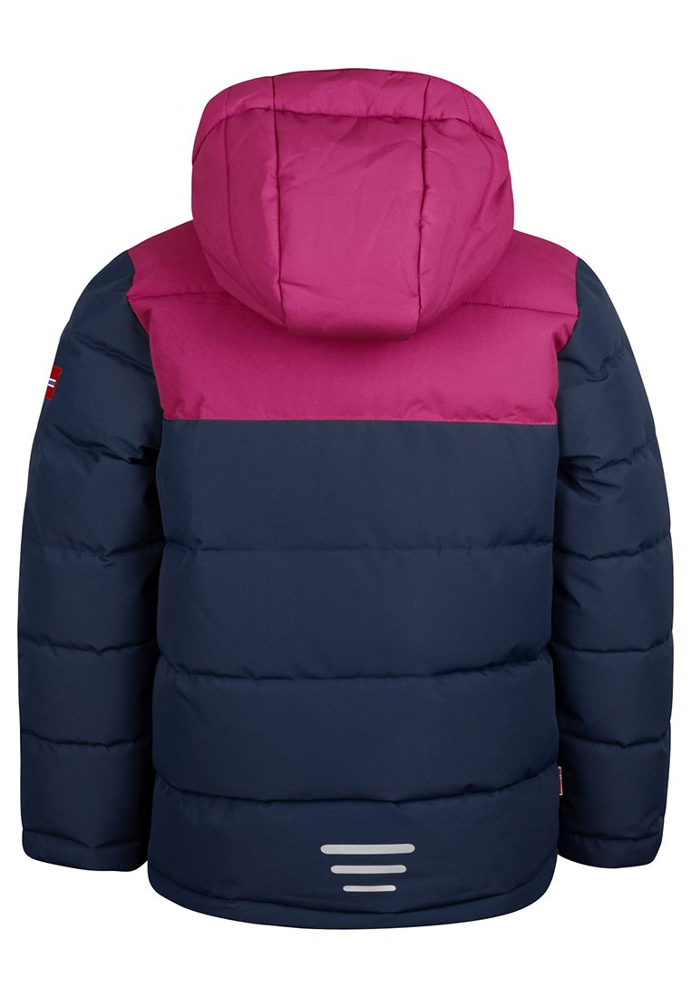 Зимняя куртка TROLLKIDS GIRLS GRYLLEFJORD JACKET, Navy/Plum/Dark Blue — фото 2