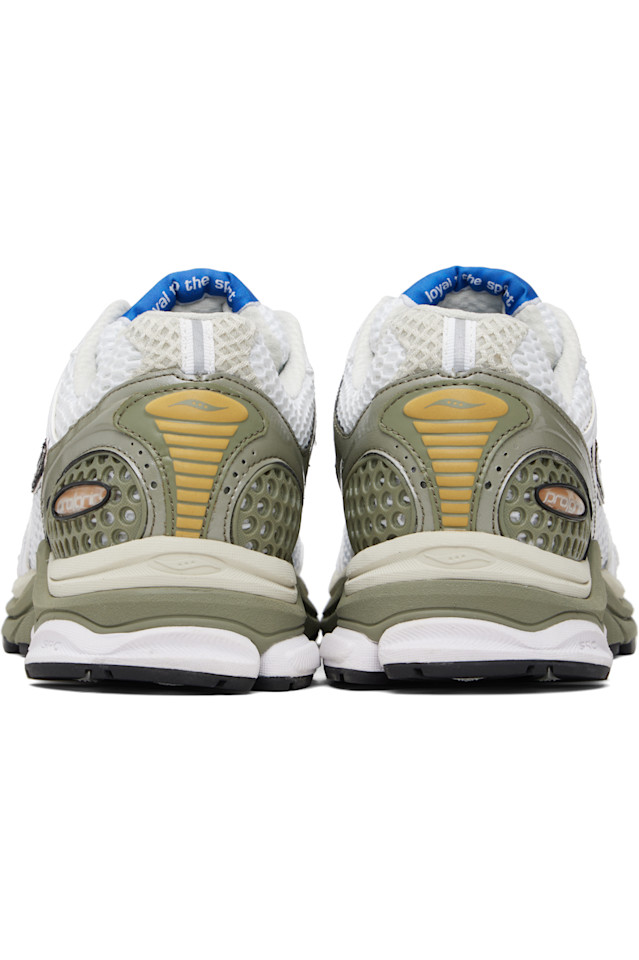 Saucony Кроссовки Progrid Triumph 4 белого и хаки цвета — фото 2