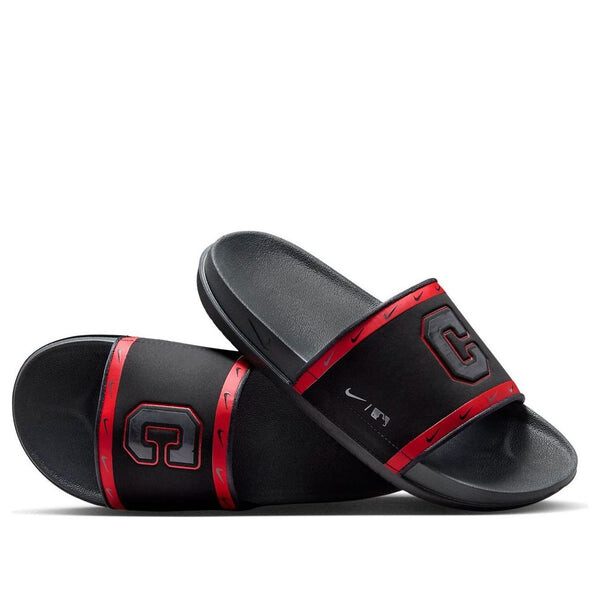 

Тапочки mlb x offcourt slide 'cleveland' Nike, черный