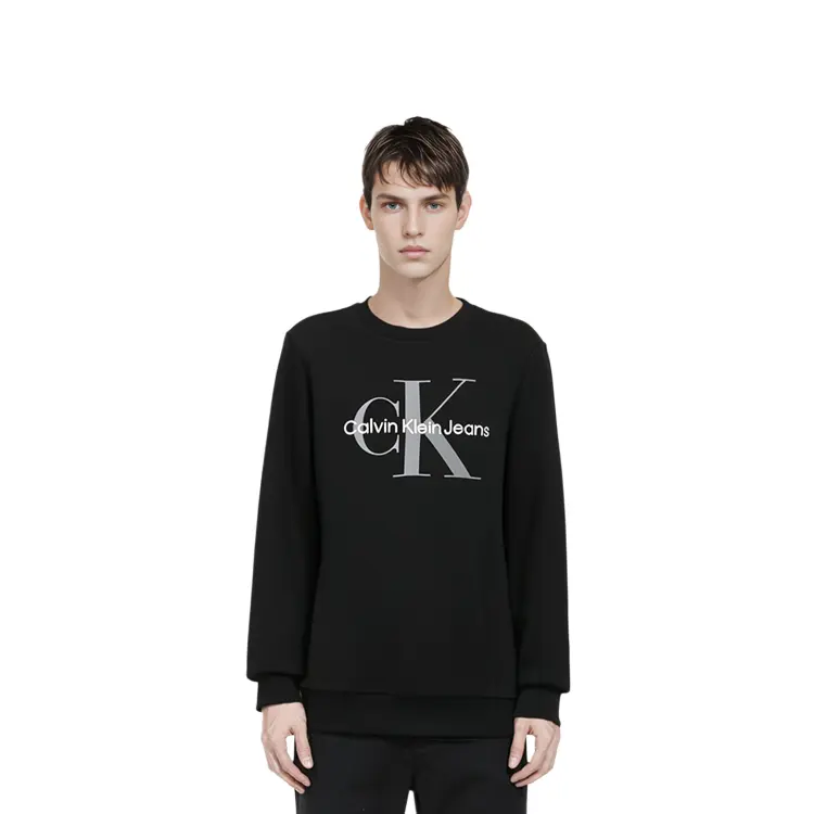 Толстовка мужская черная Calvin Klein, черный — фото 4