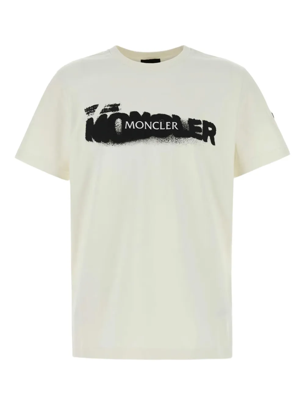 

Футболка с принтом MONCLER, нейтральный