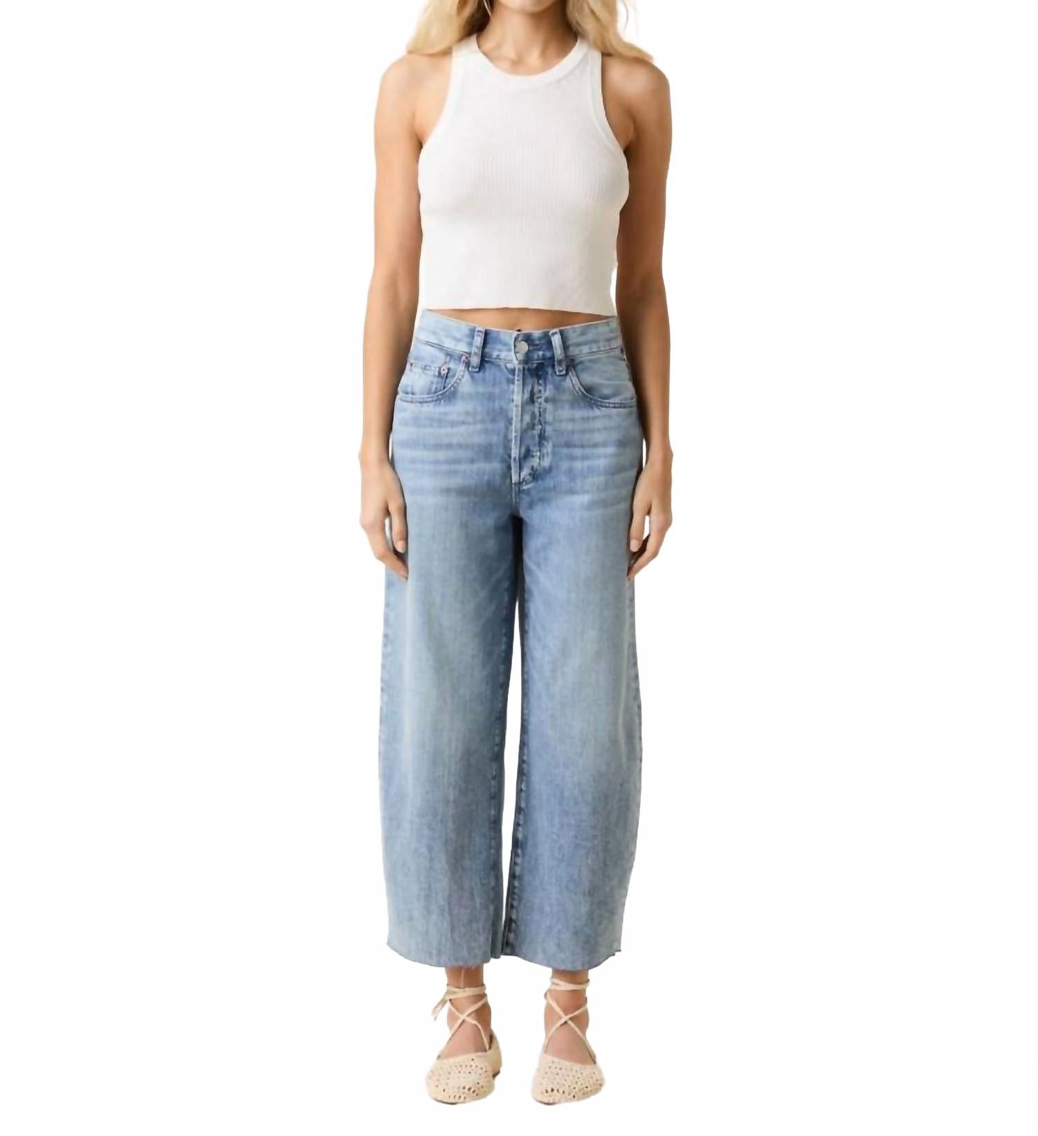 

Номад джинсы с заниженной талией в цвете Финикс Le Jean, Phoenix Wash