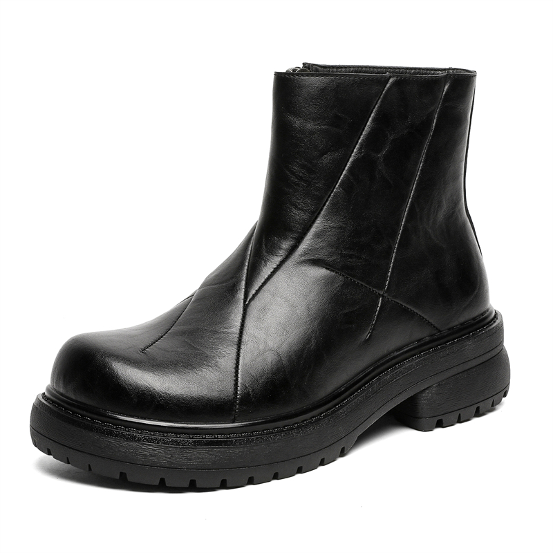 

FAPAI Унисекс зимние ботинки с меховой подкладкой черные, цвет Black Fleece-Lined