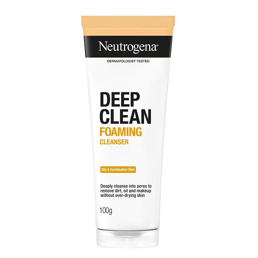 

Neutrogena Очищающая пенка Deep Clean 100 г, White