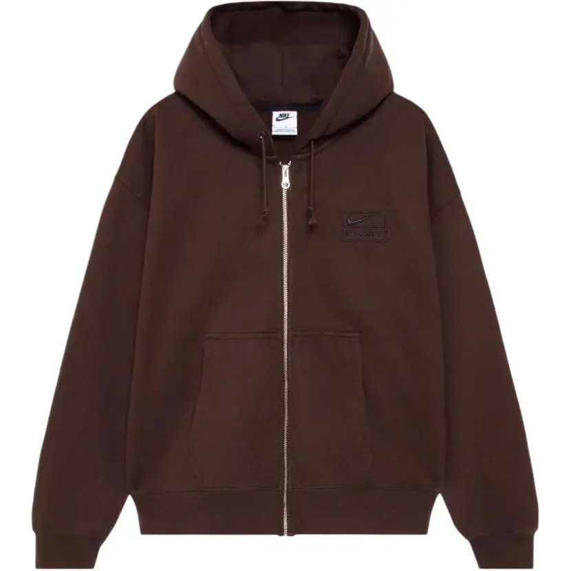 

Свитшот Stussy азиатская версия унисекс Nike, серый/черный