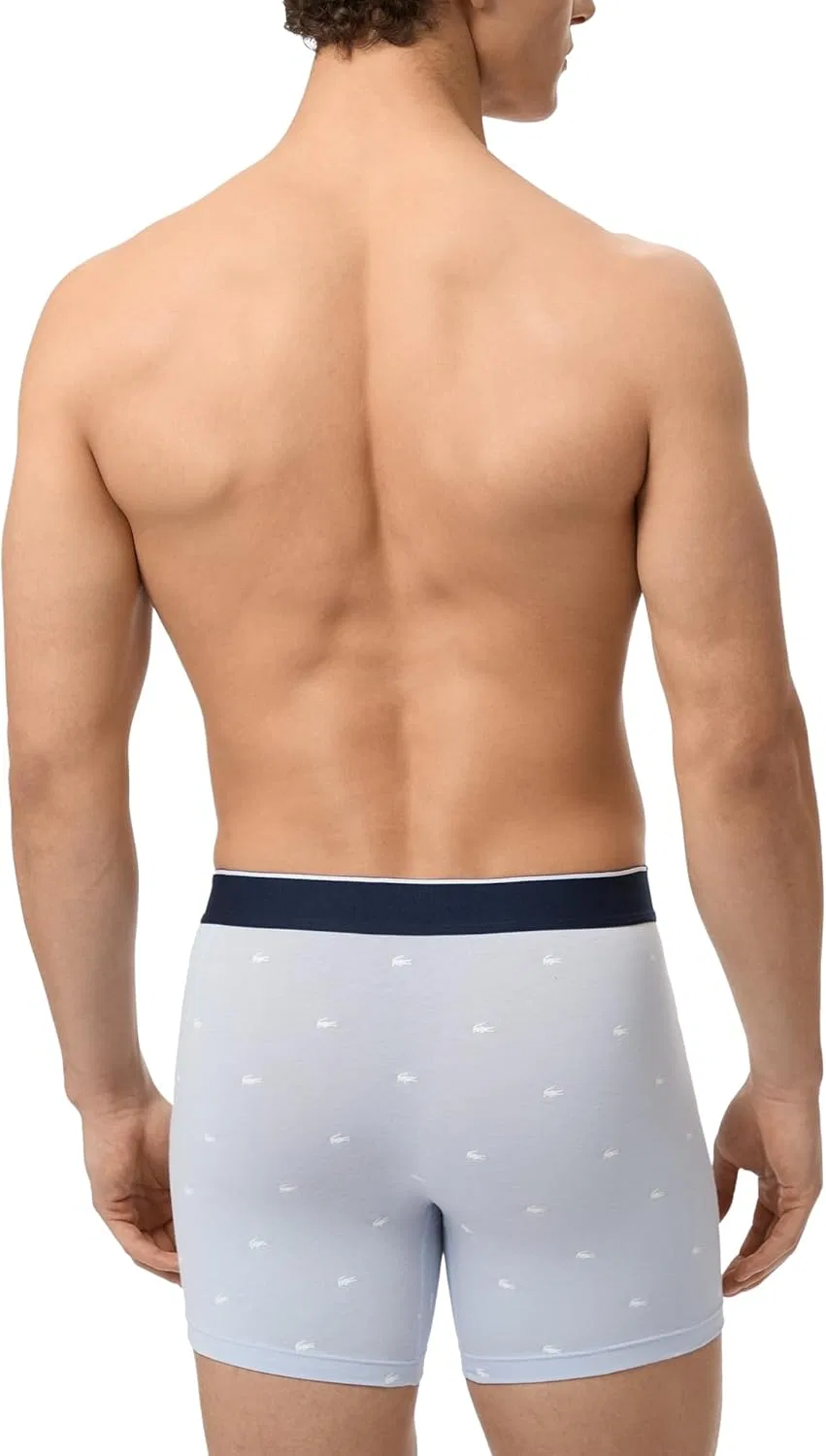 Боксеры 3 шт. Lacoste, Phoenix Blue/Methylene/Navy Blue — фото 3