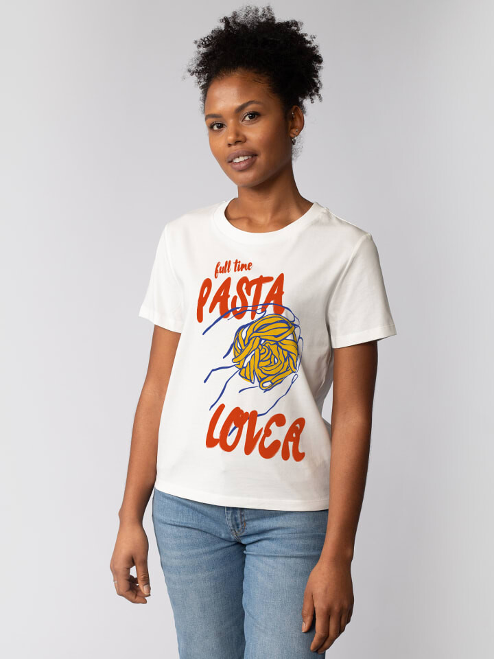 

Футболка wat Apparel T-Shirt Pasta lover, белый