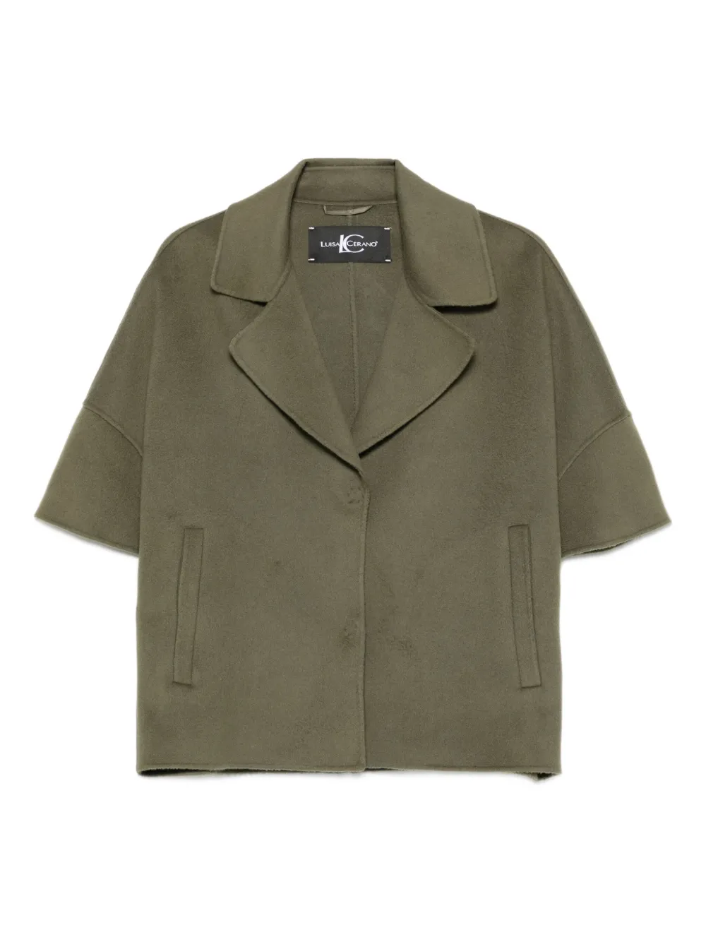 

Шерстяной жакет с короткими рукавами Luisa Cerano, зеленый
