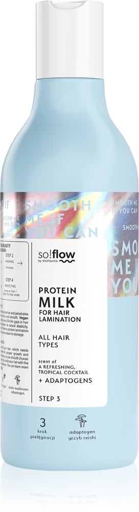 

Протеиновое молочко для ламинирования волос, лосьон для волос с протеинами So!Flow, hair lamination 150 мл