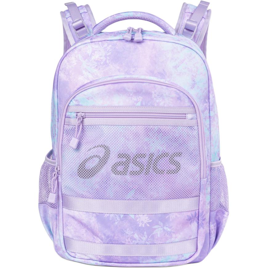 

ASICS Детский рюкзак из нейлона фиолетово-синего цветочного принта, Purple All over Print