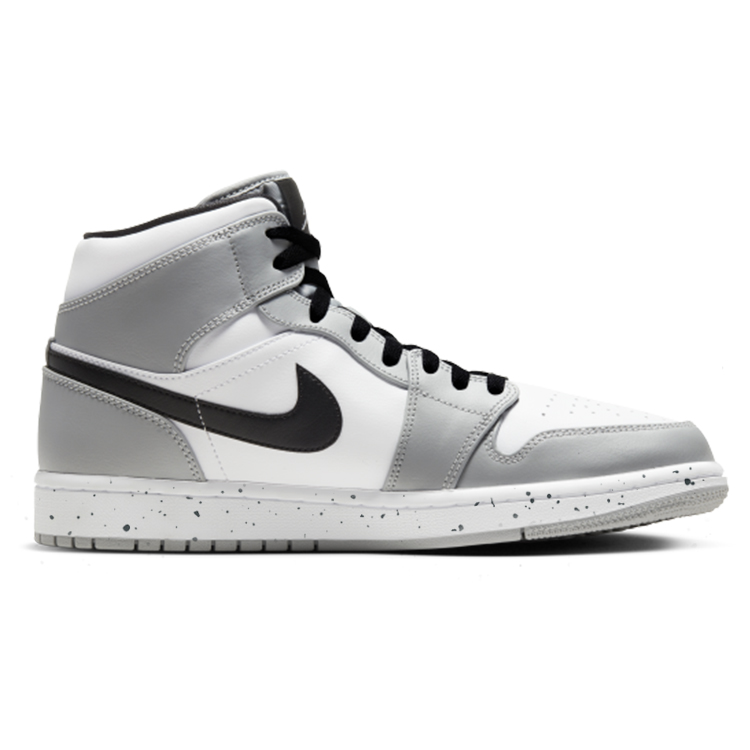 

Кроссовки Air Jordan 1 Vintage Basketball Shoes Men Mid-top Grey/white, серый