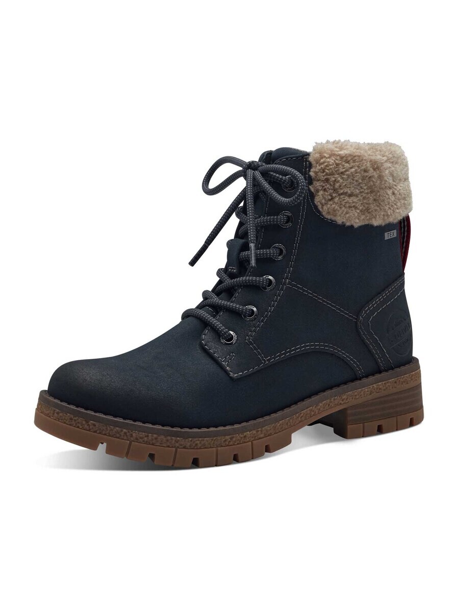 Ботильоны на шнуровке s.Oliver Lace-Up Ankle Boots, ночной синий