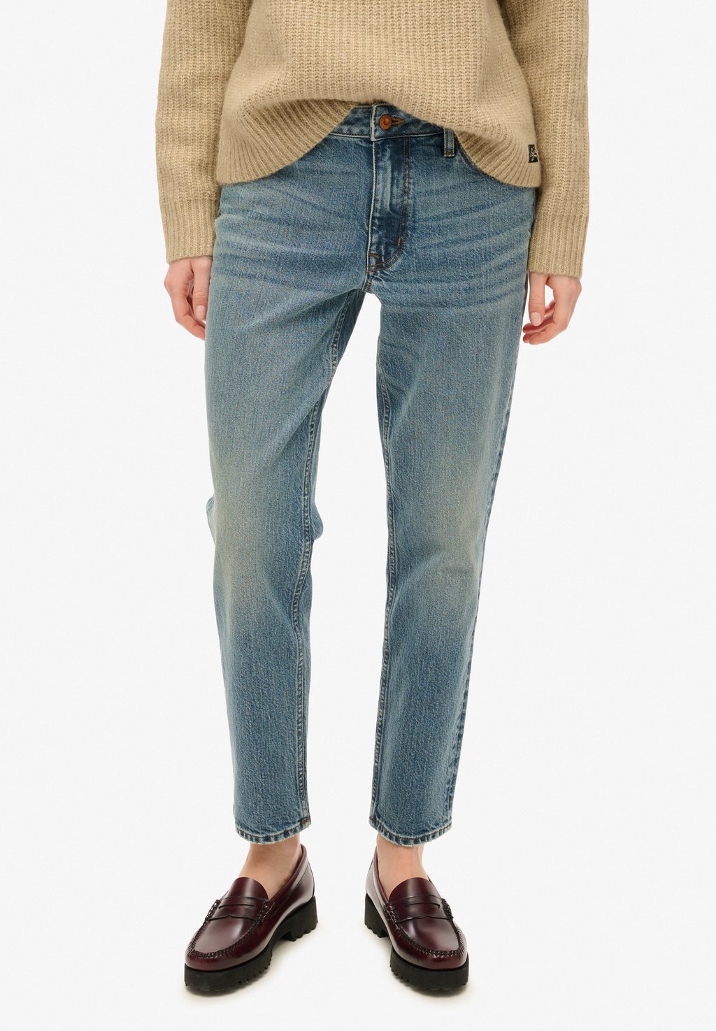 

Джинсы облегающего кроя MID RISE Superdry, темно-синий