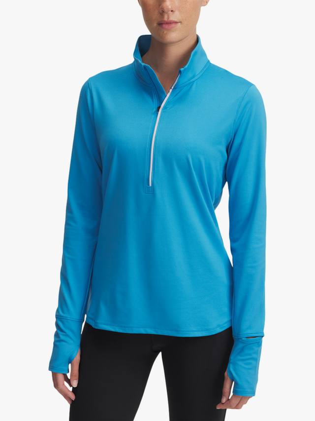 

Топ с горловиной на молнии Under Armour, цвет Blue/Reflective