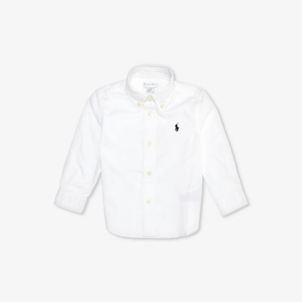 

Рубашка-Поло для мальчика, облегающая, из хлопка Polo Ralph Lauren, белый