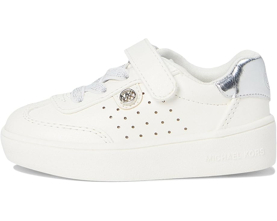 Кроссовки MICHAEL Michael Kors Kids Jem Scotty, цвет White/Silver Metallic — фото 4