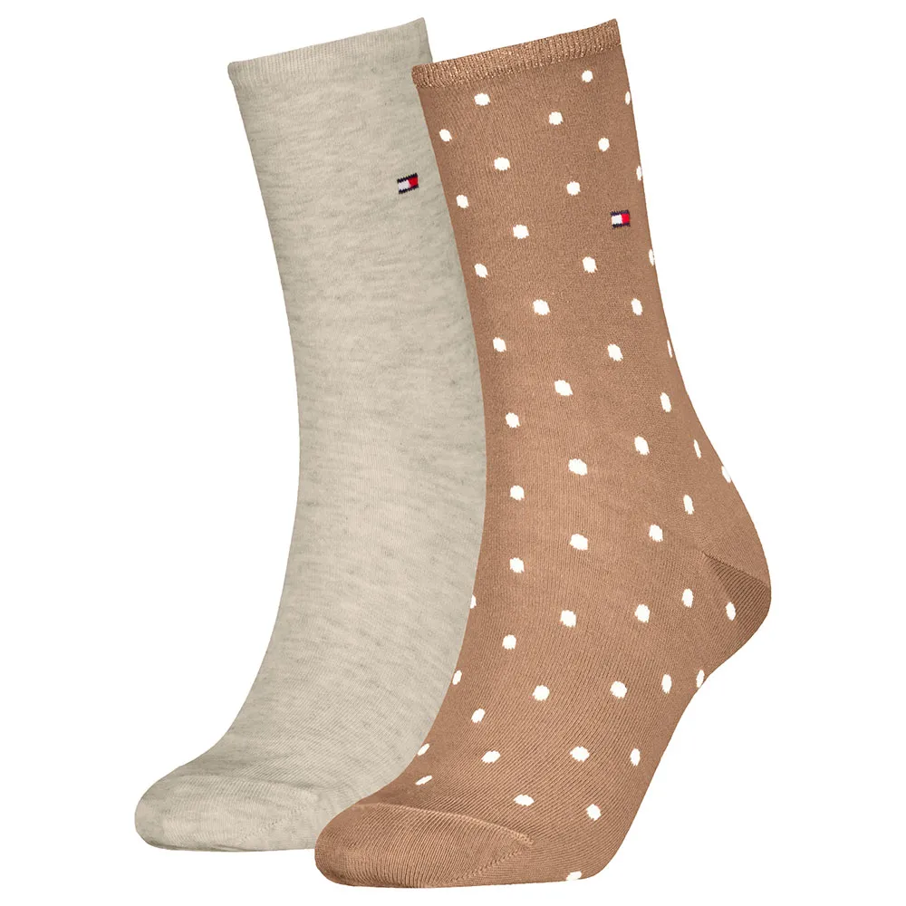 

Носки 2 шт Tommy Hilfiger Dot Classic, бежевый