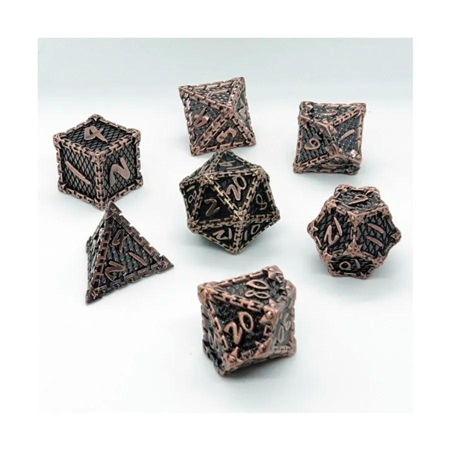 

Поли-набор освобожденный (7), Metal Dice (Chronicle Cards)
