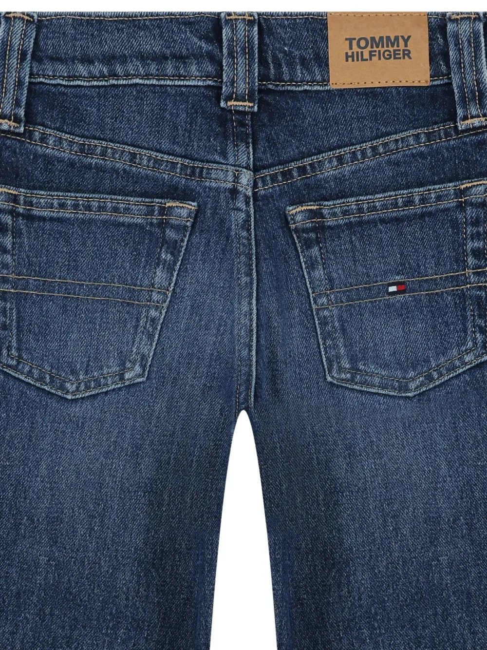 Джинсы с нашивкой-логотипом Tommy Hilfiger Junior, синий — фото 3