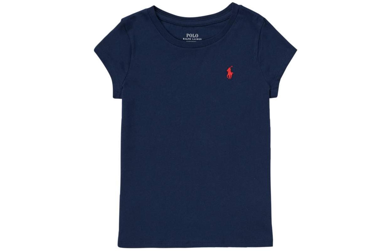 Детская футболка Polo Ralph Lauren, темно-синий — фото 3