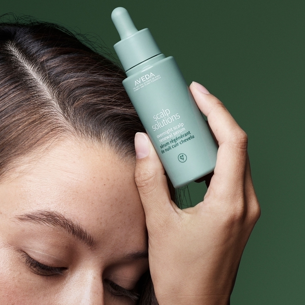 Ночная сыворотка для кожи головы Scalp Solutions, обновляющая кожу головы, ночная сыворотка для здоровья волос и кожи Aveda, 50 мл — фото 3