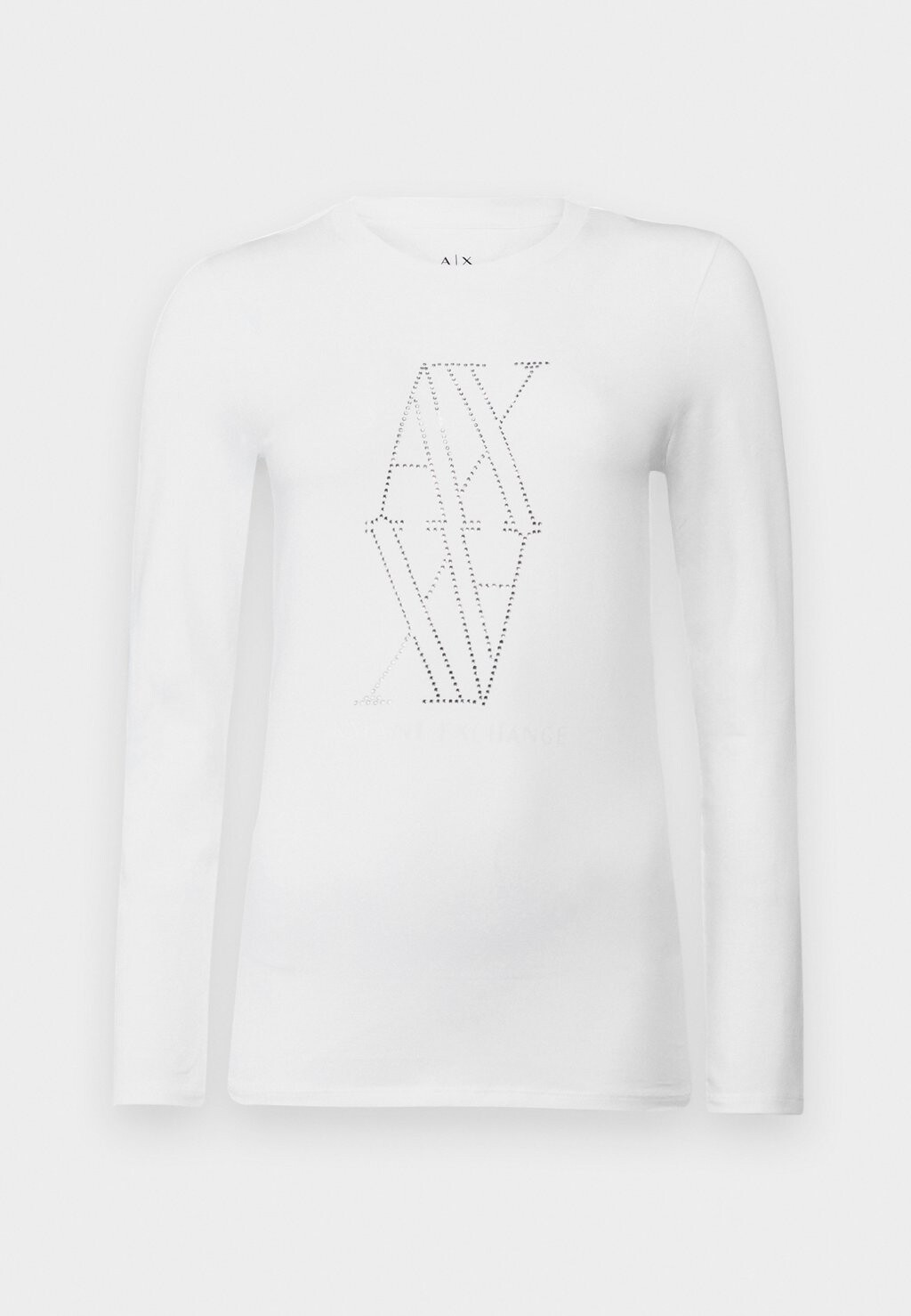 

Топ с длинными рукавами Armani Exchange, белый
