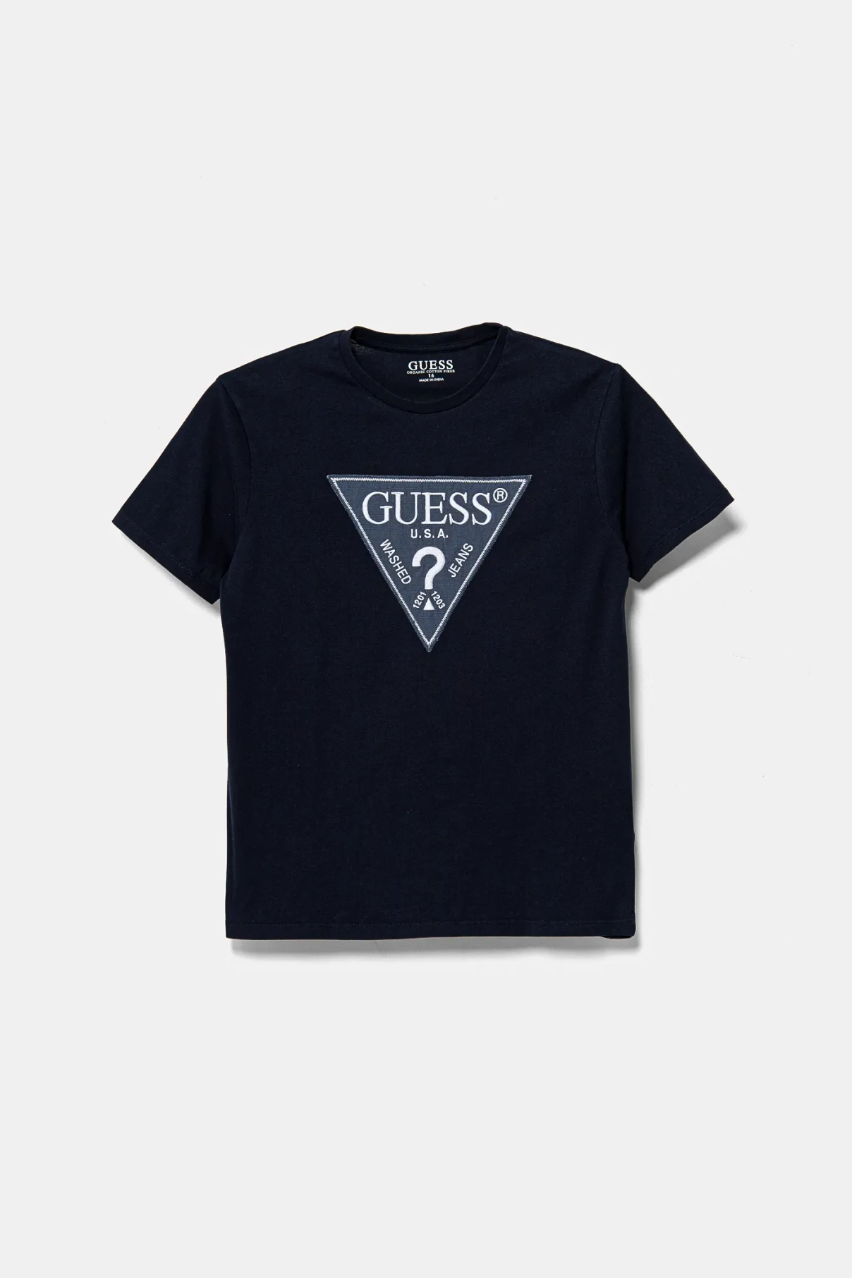 

Хлопковая футболка для детей Guess, темно-синий