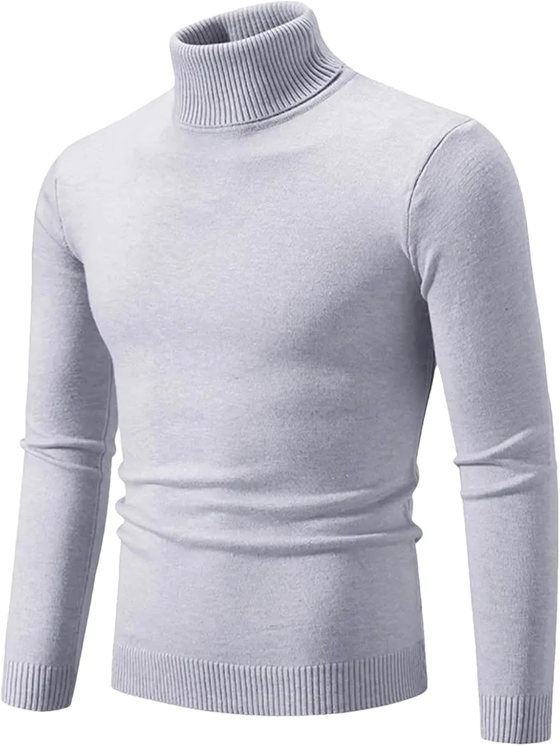 

Мужской водолазка Slim Fit вязаный пуловер SaoBiiu