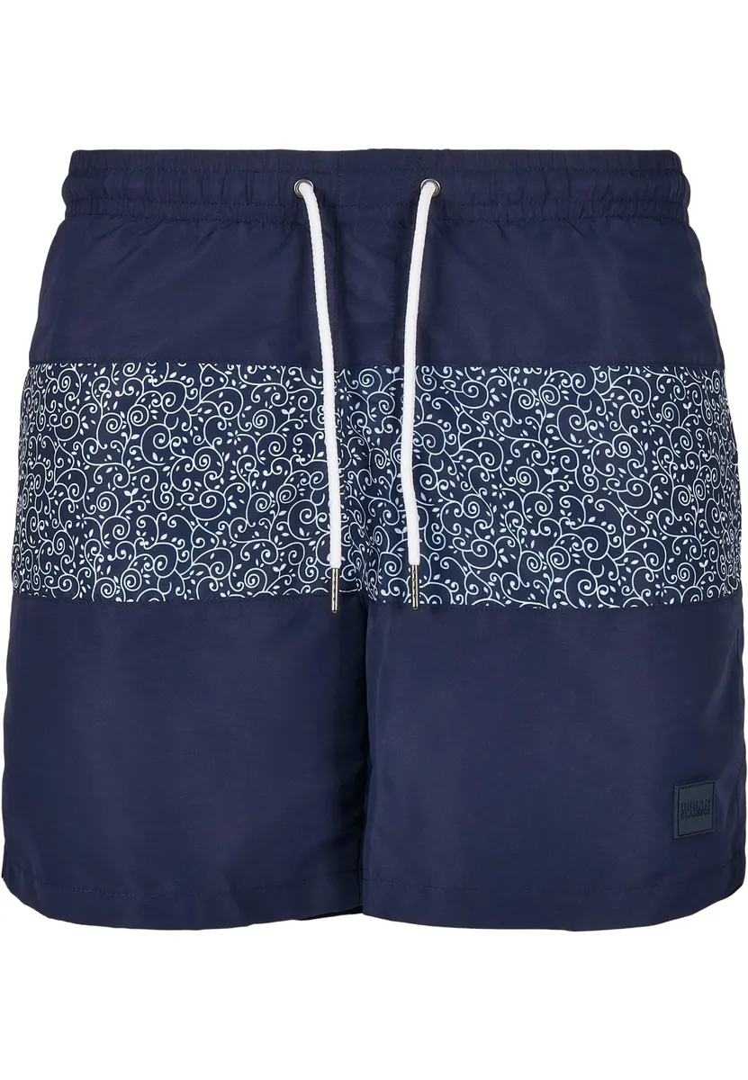 

Шорты для плавания URBAN CLASSICS "Мужские шорты для плавания Urban Classics Mid Block Pattern ", цвет Darkwater