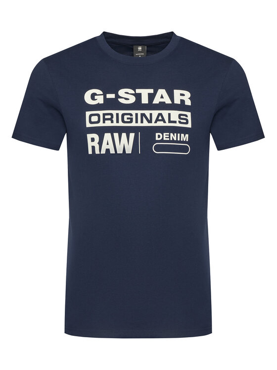 

Футболка обычного кроя Graphic D14143-336 6067 G-Star Raw, синий