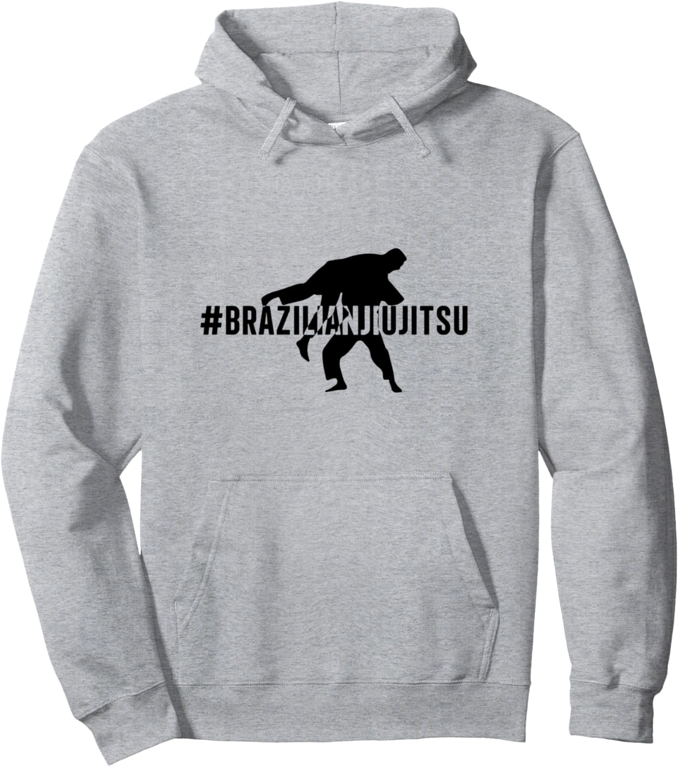 

Толстовка с капюшоном для бразильского джиу-джитсу Brazilian Jiu Jitsu Fighter Jiu Jitsu Martial Arts, серый