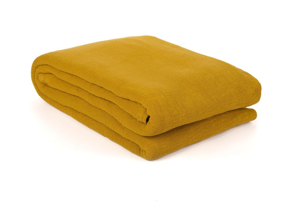 

Плед ICA 140Х200 Тутта Натура YELLOW, золото