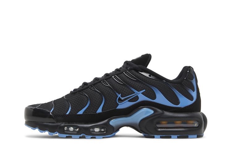 Кроссовки Air Max Plus 'Black University Blue', черный — фото 3