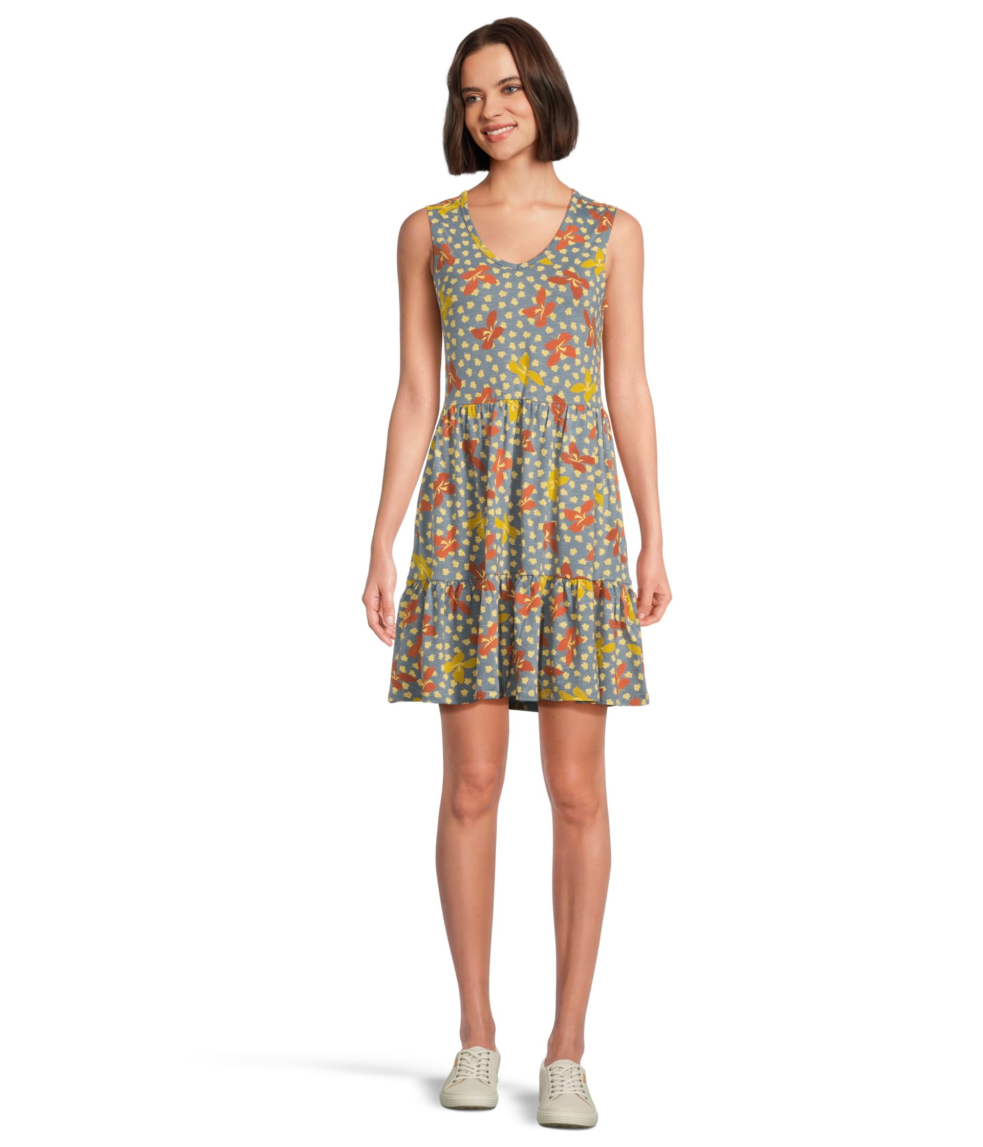 

Платье Toad&Co Marley Tiered Sleeveless Dress, North Shore Lily Print
