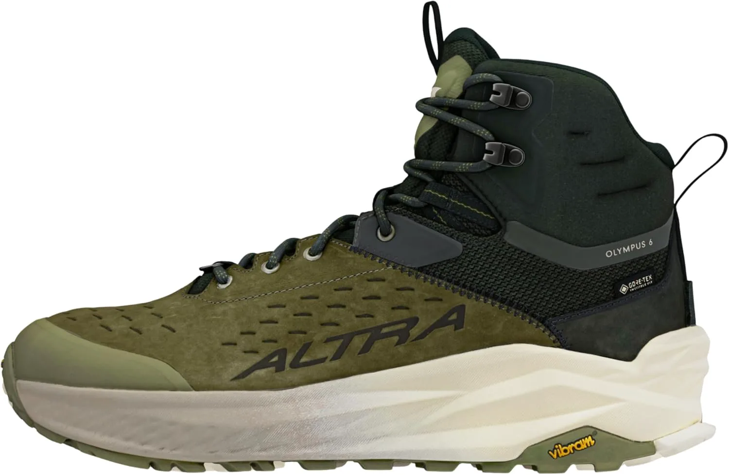 Мужские походные ботинки ALTRA Olympus 6 Hike Mid GTX, оливковый