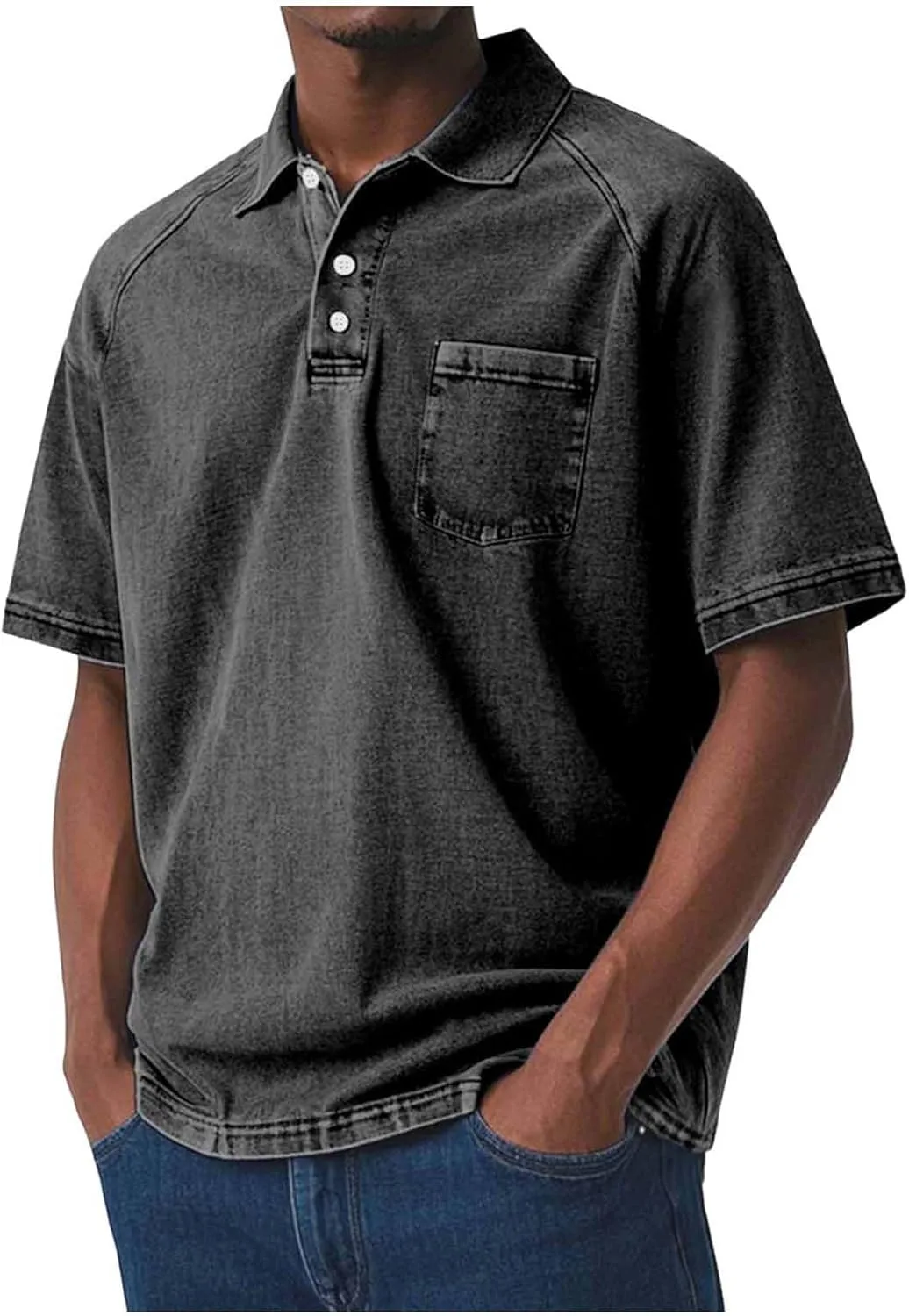 

Мужская рубашка Cambkatl с воротником и коротким рукавом