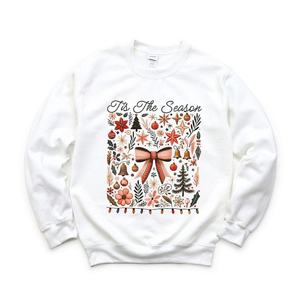 

Свитшот Tis the season coquette Simply Sage Market, White, Белый, Свитшот Tis the season coquette Simply Sage Market, White