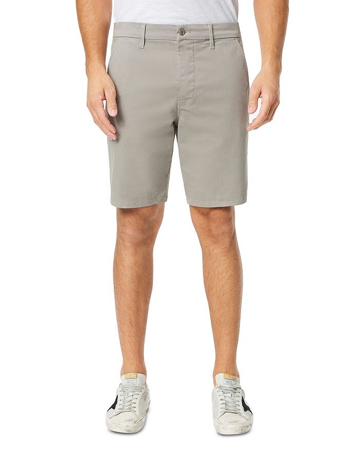 

Joe's Jeans Brixton 9-дюймовые хлопковые шорты узкого кроя, серый