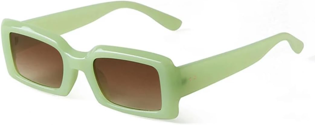 

Популярные модные прямоугольные солнцезащитные очки Ins для женщин в стиле ретро, ​​гелевые цветные очки, солнцезащитные очки UV400 для мужчин, сине-фиолетовые солнцезащитные очки UUPTTPL, Jelly Green Tea