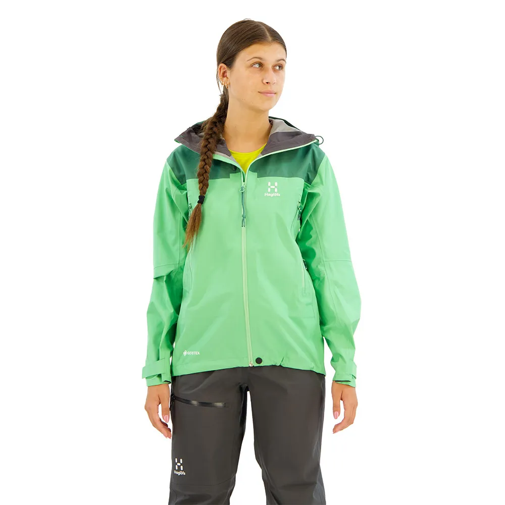 

Куртка Haglöfs ROC Flash Goretex, зеленый