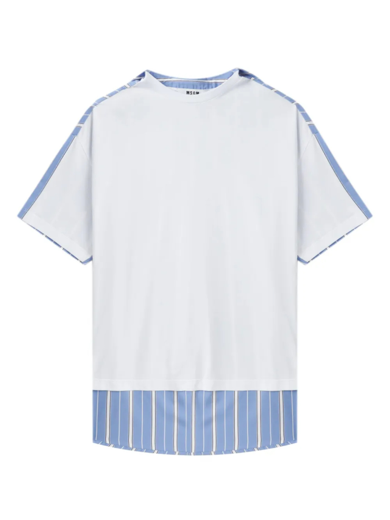 

MSGM футболка с круглым вырезом, белый