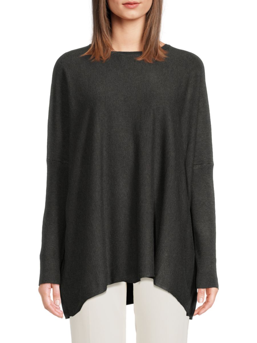 

Однотонный топ с заниженными плечами Joseph A, цвет Charcoal Heather