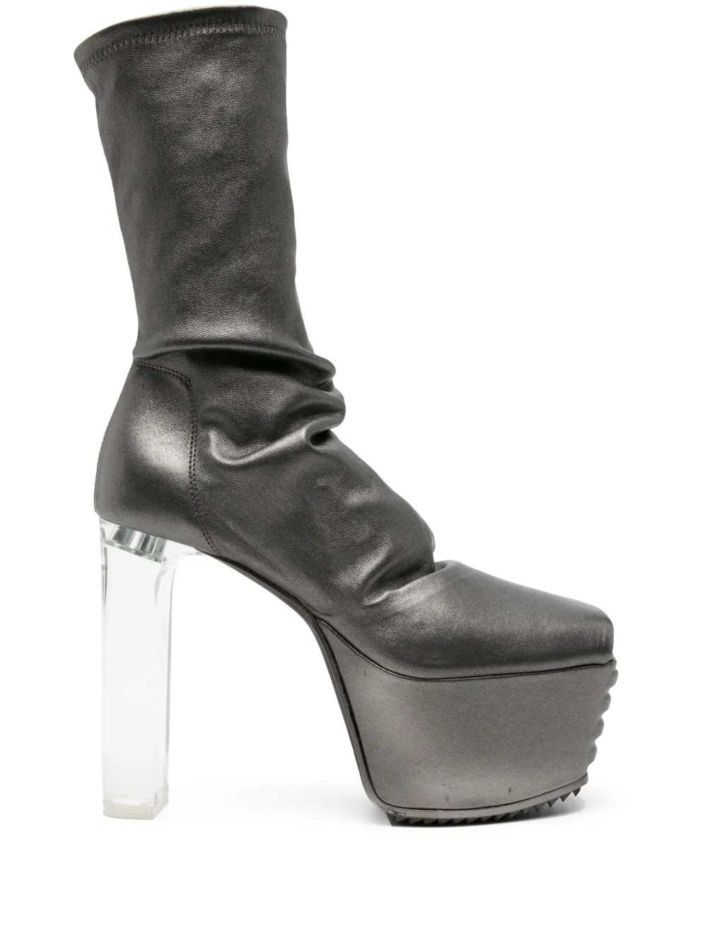 Ботинки на платформе Rick Owens, серый