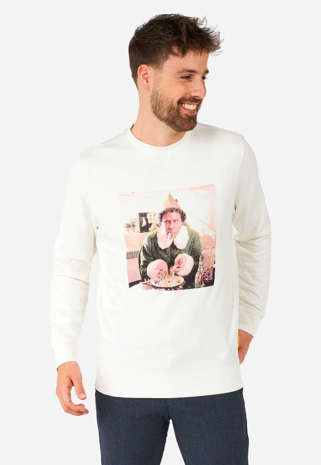 

Толстовка ELF BUDDYS DINNER OppoSuits, белый