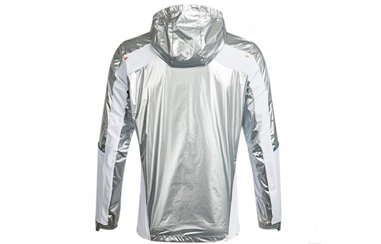 Куртка (WMNS) adidas Space Jkt W Running Sports Hooded Jacket Silver Metallic GN4269 — фото 2