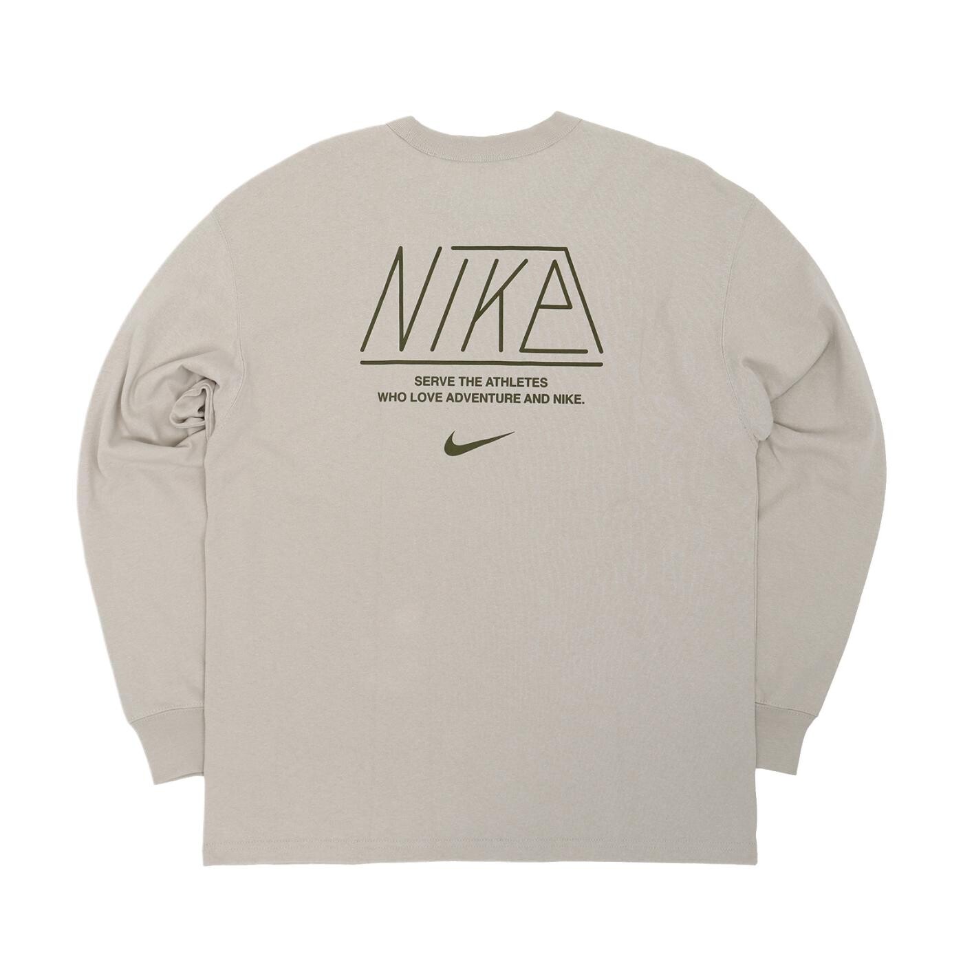 Футболка мужская молочно-чайного цвета Nike, бежевый — фото 2