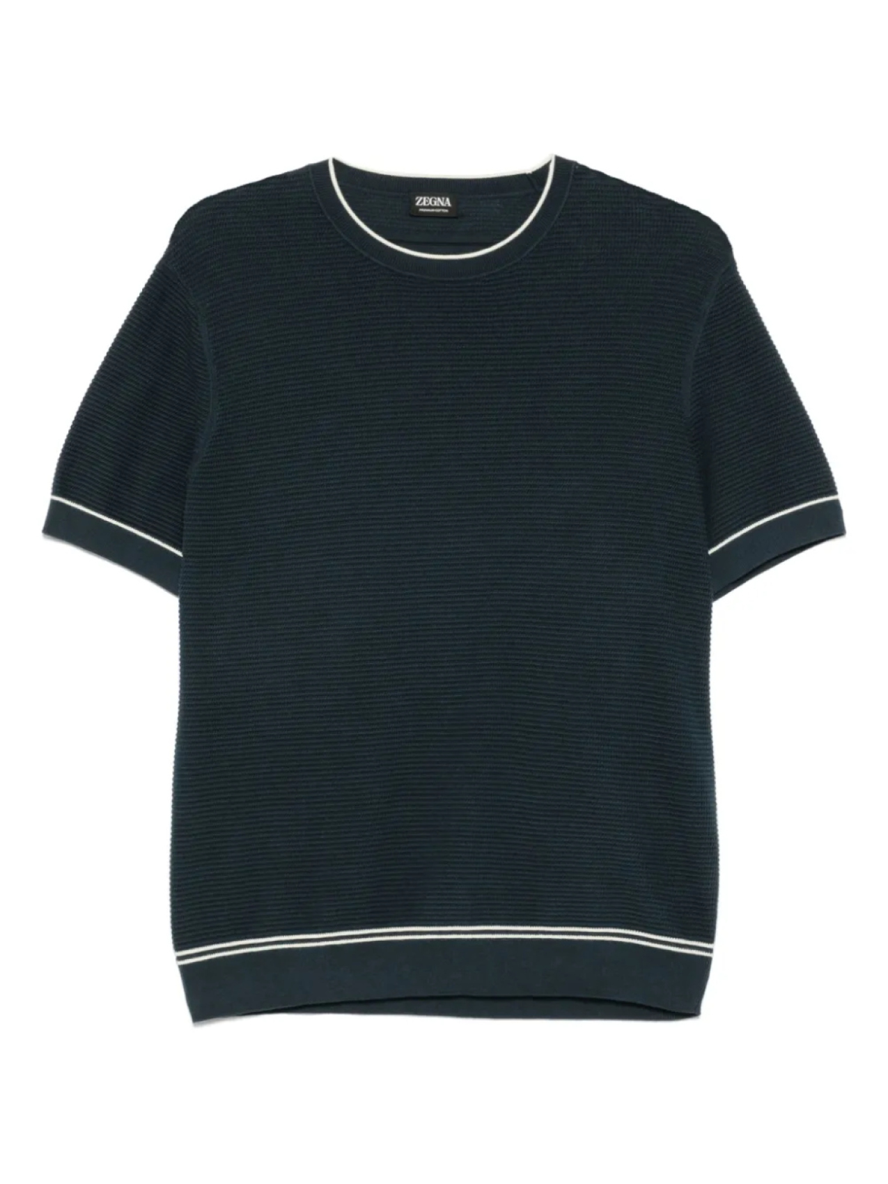 

Футболка из хлопка Zegna, синий