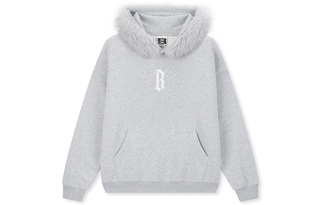 

Свитшот Unisex Custom Photocard BONELESS, серый[detachable fur collar]