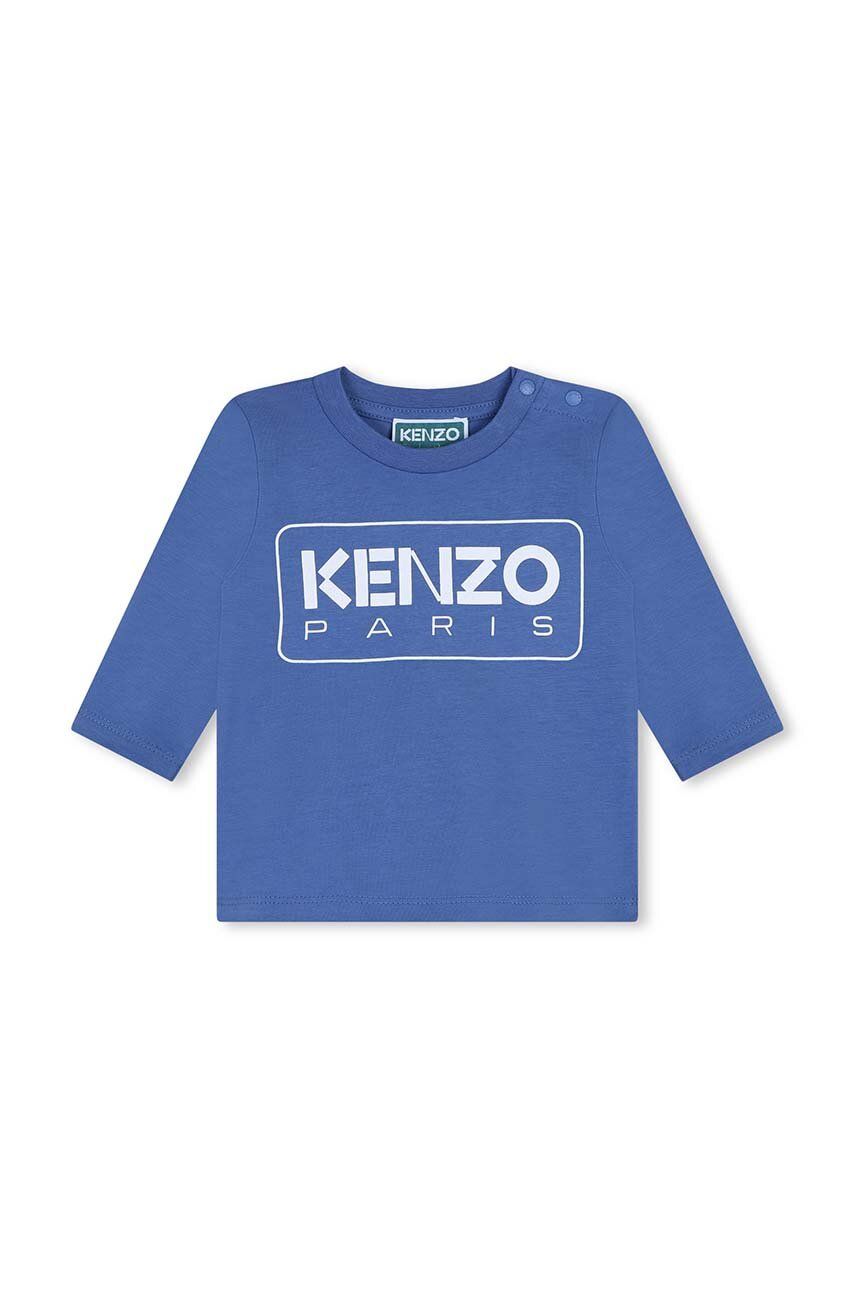 

Kenzo Kids с длинными рукавами из хлопка ноэнати, синий