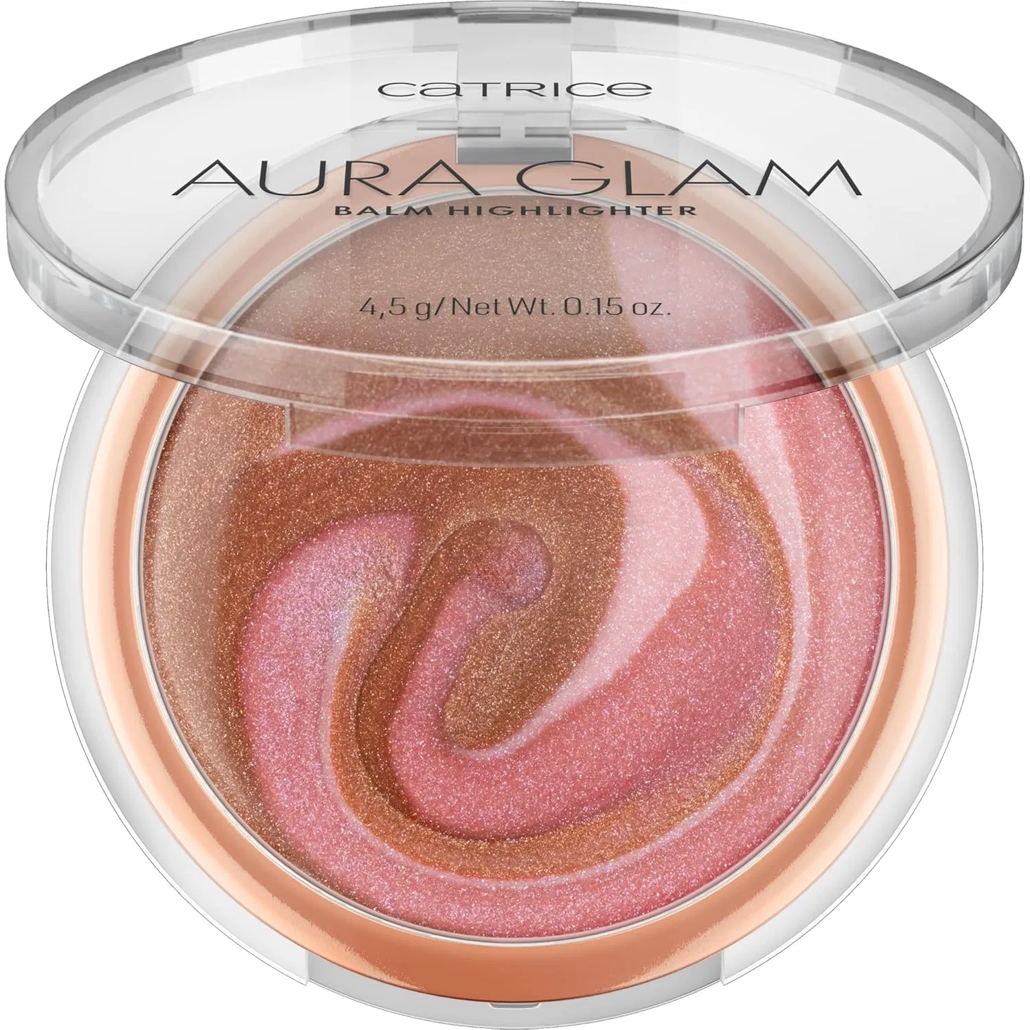Лосьон Catrice — Хайлайтер-бальзам «Aura Glam Balm Highlighter» от , 010 A Swirl Of Rose — фото 2